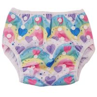 Bamboo Baby Swim Nappy - Hearts (5-18kg)